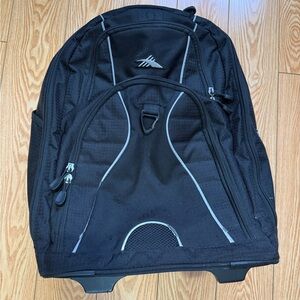 High Sierra Black and Gray Men's Backpack